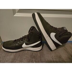 Nike Air‎ Force 1 High Retro QS Size 9.5 Chocolate Brown Sail